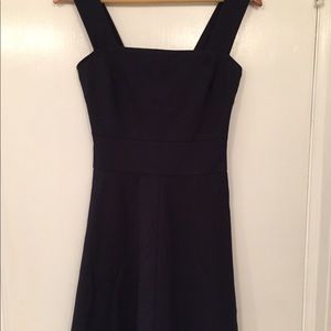 Milly for Banana Republic Navy Fit and Flare Dress